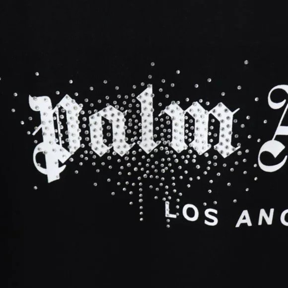 PALM ANGELS Short sleeve T-shirt in black print - Picture 3 of 7